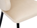Krzesło tapicerowane CANNES BEIGE VELVET