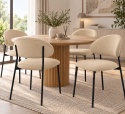 Krzesło tapicerowane MADRYT BEIGE FABRIC