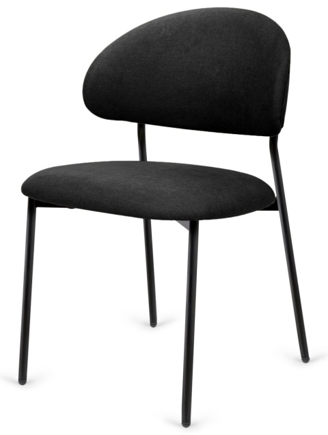 Krzesło tapicerowane MADRYT BLACK FABRIC
