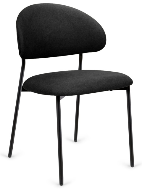 Krzesło tapicerowane MADRYT BLACK FABRIC