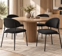 Krzesło tapicerowane MADRYT BLACK FABRIC