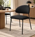 Krzesło tapicerowane MADRYT BLACK FABRIC