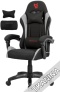 Fotel obrotowy gamingowy ENZO XL GREY FABRIC OUTLET