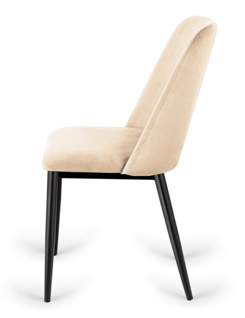 Krzesło tapicerowane GOTI CREAM VELVET OUTLET