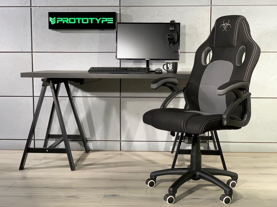 Fotel obrotowy do biurka CARRERA M GREY FABRIC Fotel obrotowy do biurka CARRERA M GREY FABRIC