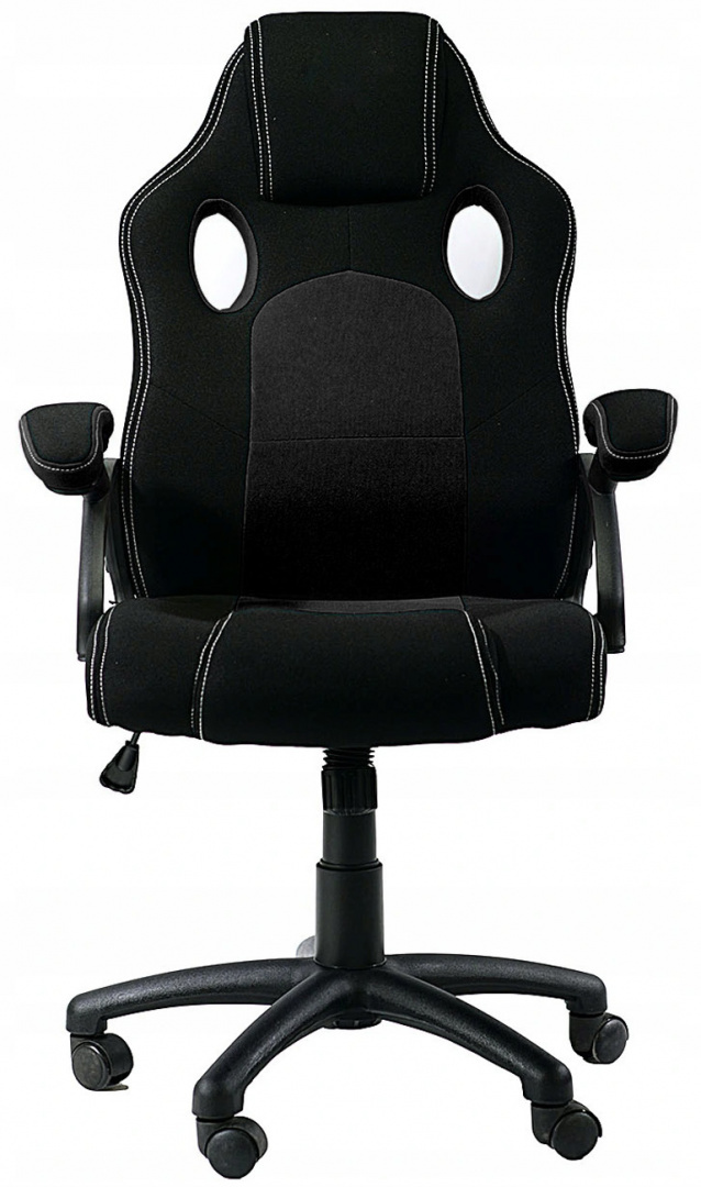 Fotel obrotowy do biurka CARRERA L BLACK FABRIC Fotel obrotowy do biurka CARRERA L BLACK FABRIC
