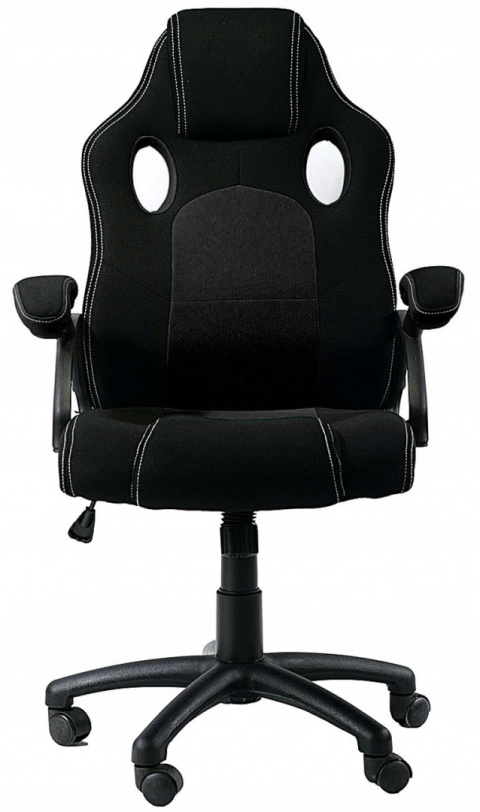 Fotel obrotowy do biurka CARRERA L BLACK FABRIC Fotel obrotowy do biurka CARRERA L BLACK FABRIC
