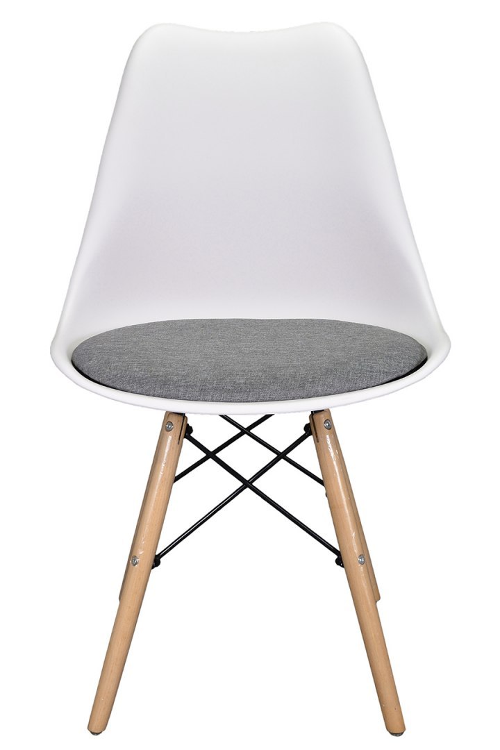 Krzesło TOSCANA BIANCO - Grey Fabric II