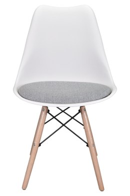 Krzesło TOSCANA BIANCO - Grey Fabric V