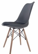 Krzesło TOSCANA DARK GREY - Black Fabric V