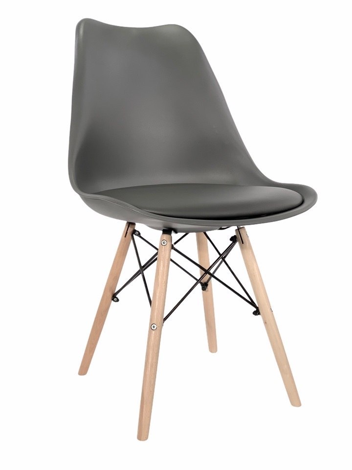 Krzesło TOSCANA DARK GREY PU Krzesło TOSCANA DARK GREY PU