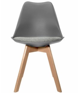 Krzesło skandynawskie MONZA PRO LIGHT GREY - Grey Fabric V