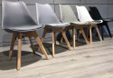 Krzesło skandynawskie MONZA LIGHT GREY Pro - Grey Fabric V
