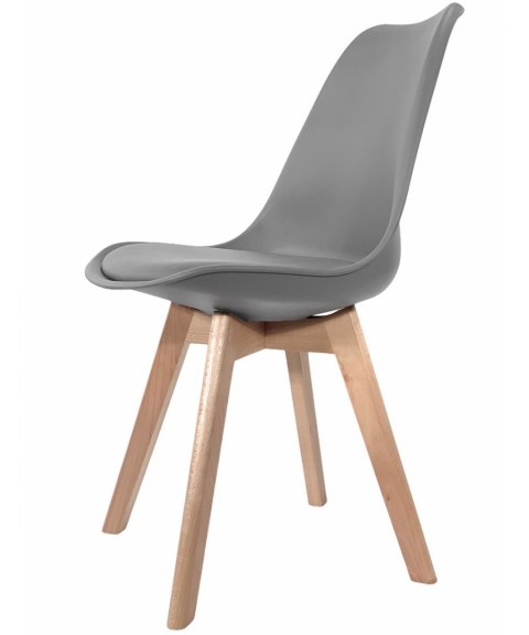Krzesło skandynawskie MONZA LIGHT GREY Pro Krzesło skandynawskie MONZA LIGHT GREY Pro