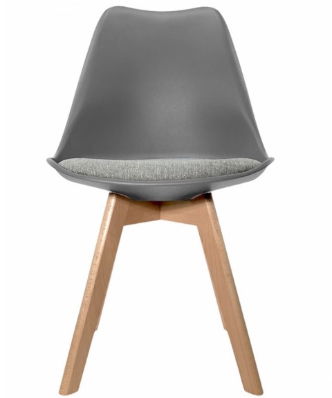 Krzesło skandynawskie MONZA LIGHT GREY - Grey Fabric II Krzesło skandynawskie MONZA LIGHT GREY - Grey Fabric II