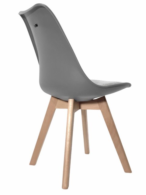 Krzesło skandynawskie MONZA LIGHT GREY - Grey Fabric II Krzesło skandynawskie MONZA LIGHT GREY - Grey Fabric II