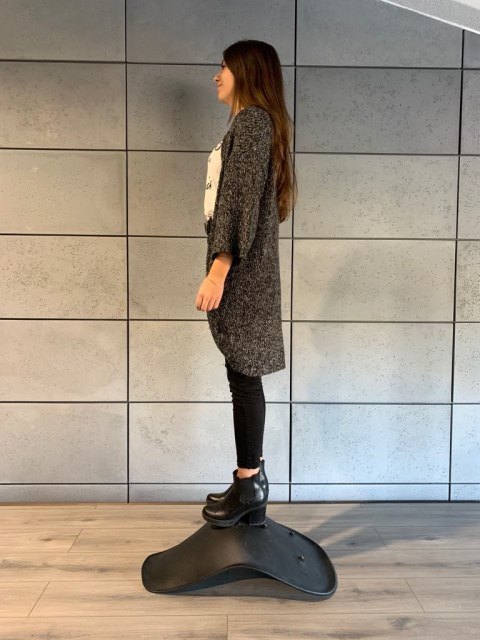 Krzesło skandynawskie IMPERIA DARK GREY Krzesło skandynawskie IMPERIA DARK GREY