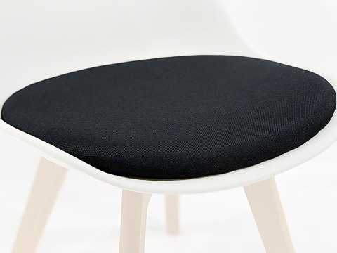 Krzesło skandynawskie MONZA DARK GREY - Black Fabric II Krzesło skandynawskie MONZA DARK GREY - Black Fabric II
