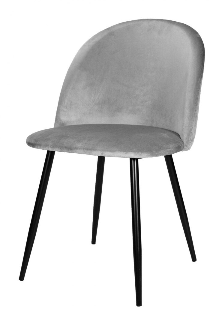 Krzesło tapicerowane GLORIA GREY VELVET II gatunek