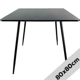 Stół kwadratowy FOSSA BLACK 800 - II GATUNEK