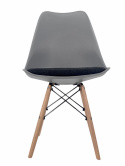 Krzesło TOSCANA LIGHT GREY - Black Fabric II
