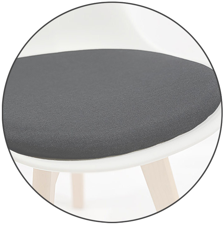 Krzesło TOSCANA LIGHT GREY - Grey Fabric II