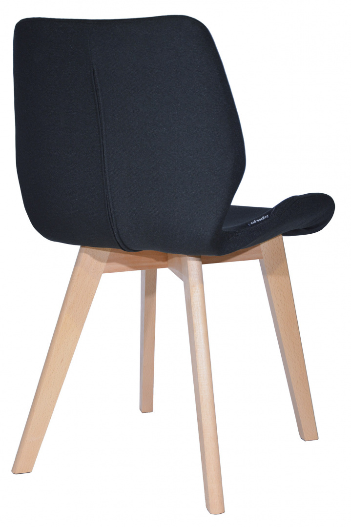 Krzesło tapicerowane SOPHIA FABRIC BLACK