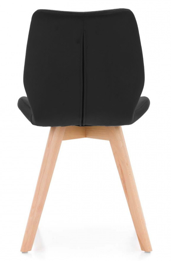 Krzesło tapicerowane SOPHIA VELVET BLACK