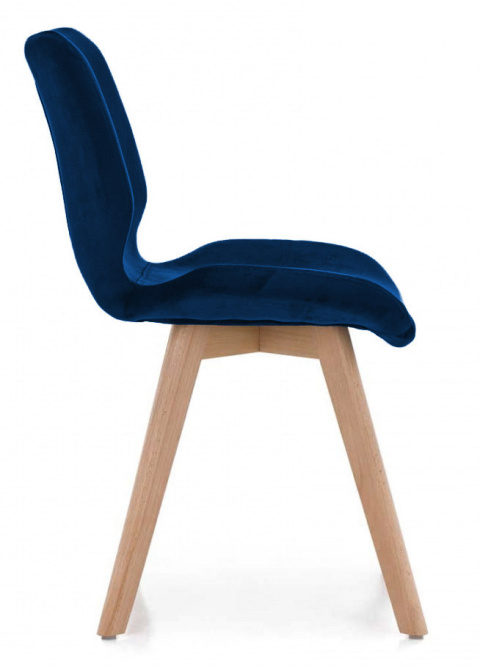 Krzesło tapicerowane SOPHIA VELVET BLUE Krzesło tapicerowane SOPHIA VELVET BLUE
