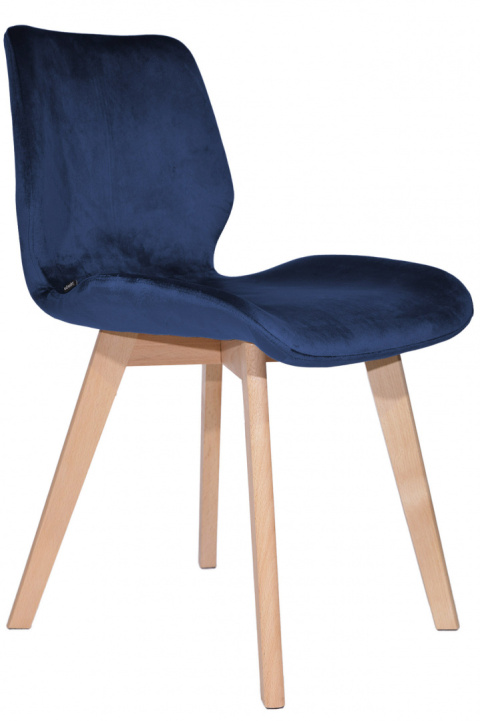 Krzesło tapicerowane SOPHIA VELVET BLUE Krzesło tapicerowane SOPHIA VELVET BLUE