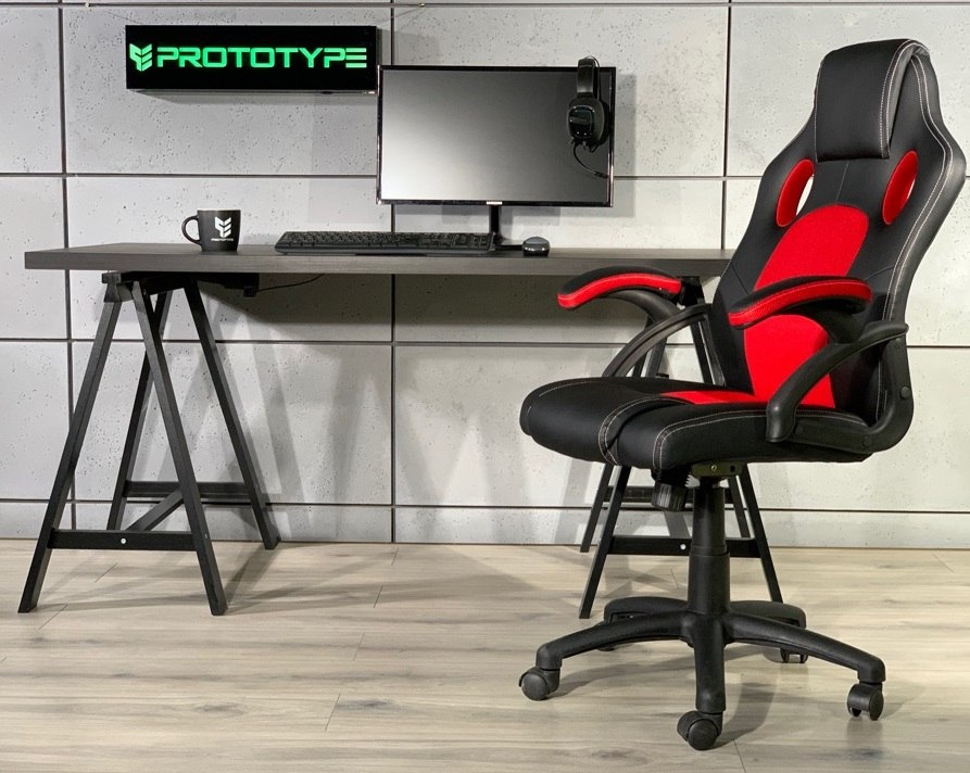 Fotel obrotowy do biurka CARRERA L RED PU Fotel obrotowy do biurka CARRERA L RED PU