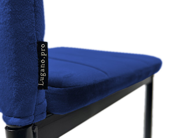 Krzesło VALVA VELVET BLUE