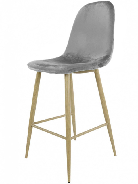 Krzesło barowe GIULIA BAR VELVET NICE hoker Krzesło barowe GIULIA BAR VELVET NICE hoker