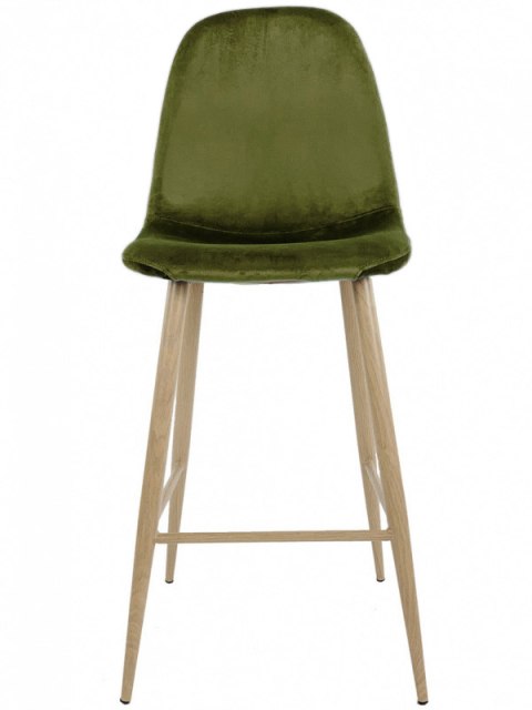 Krzesło barowe hoker AVOLA KHAKI VELVET Krzesło barowe hoker AVOLA KHAKI VELVET