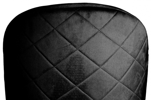 Krzesło tapicerowane GLORIA BLACK VELVET Krzesło tapicerowane GLORIA BLACK VELVET
