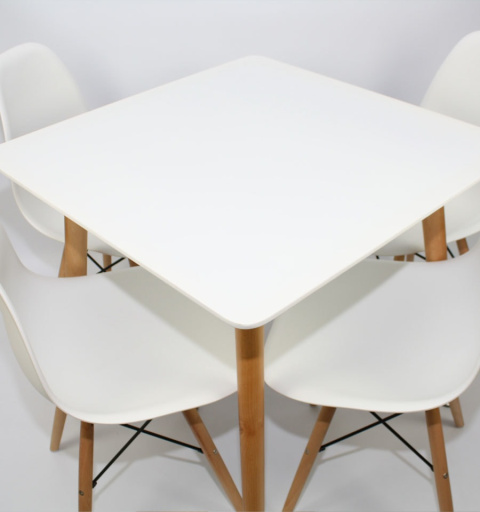 Stół kwadratowy GENUA WHITE 800 - II GATUNEK Stół kwadratowy GENUA WHITE 800 - II GATUNEK