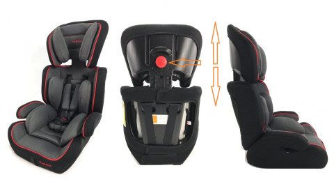 Fotelik samochodowy Bebico COMFORT RED 9-36 kg Fotelik samochodowy Bebico COMFORT RED 9-36 kg