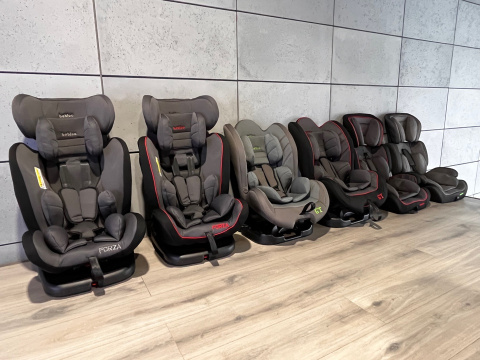 Fotelik samochodowy ISOFIX 360 FORZA RED 0-36 kg uniwersalny Fotelik samochodowy ISOFIX 360 FORZA RED 0-36 kg uniwersalny