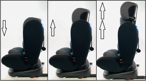 Fotelik samochodowy ISOFIX 360 FORZA RED 0-36 kg uniwersalny Fotelik samochodowy ISOFIX 360 FORZA RED 0-36 kg uniwersalny