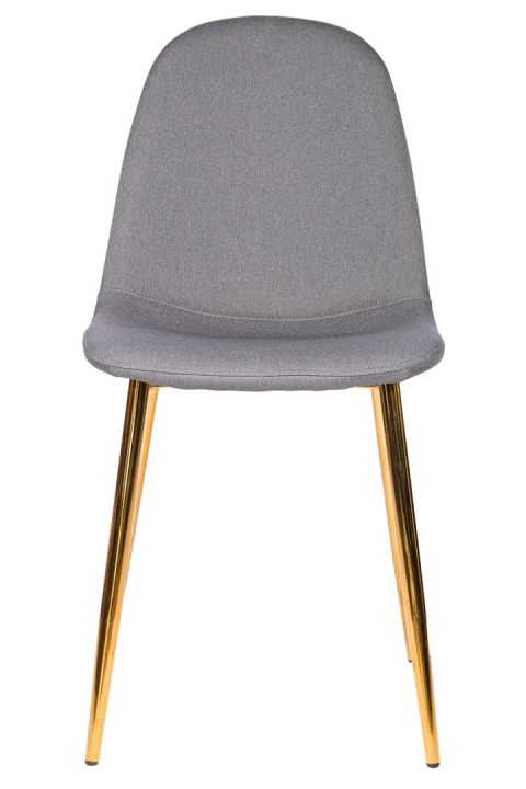 Krzesło GIULIA GREY FABRIC GOLD Krzesło GIULIA GREY FABRIC GOLD