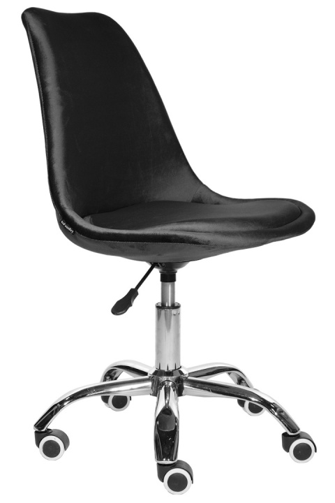 Krzesło obrotowe MONZA OFFICE Black Velvet Krzesło obrotowe MONZA OFFICE Black Velvet