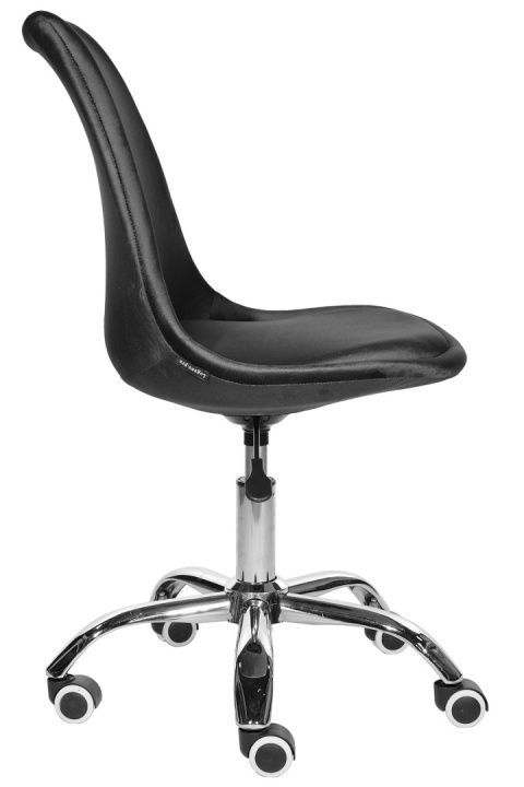 Krzesło obrotowe MONZA OFFICE Black Velvet Krzesło obrotowe MONZA OFFICE Black Velvet