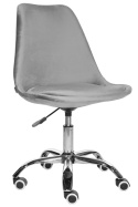 Krzesło obrotowe do biurka MONZA OFFICE Grey Velvet