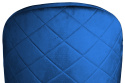 Krzesło tapicerowane GLORIA BLUE VELVET