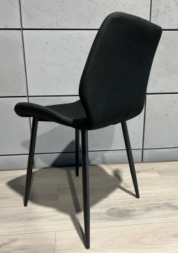 Krzesło tapicerowane SOPHIA FABRIC BLACK SMOKE