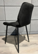 Krzesło tapicerowane SOPHIA VELVET BLACK SMOKE