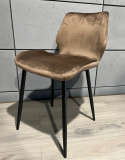 Krzesło tapicerowane SOPHIA VELVET BROWN SMOKE