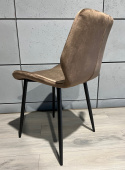 Krzesło tapicerowane SOPHIA VELVET BROWN SMOKE