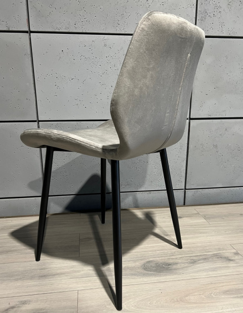 Krzesło tapicerowane SOPHIA VELVET GREY SMOKE Krzesło tapicerowane SOPHIA VELVET GREY SMOKE