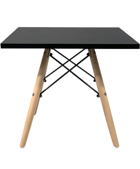 Stolik skandynawski kwadratowy CAPRI NERO 50 cm Stolik skandynawski kwadratowy CAPRI NERO 50 cm